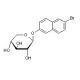 6-Bromo-2-naphthyl b-D-xylopyranoside (CAS 69594-75-8) - chemical structure image