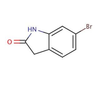6-Bromo-2-oxindole (CAS 99365-40-9) - chemical structure image