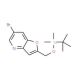 6-Bromo-2-((tert-butyldimethylsilyloxy)methyl)-furo[3,2-b]pyridine - chemical structure image