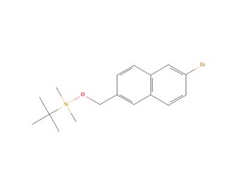6-Bromo-2-(tert-butyldimethylsilyloxymethyl)naphthalene (CAS 100751-62-0) - chemical structure image