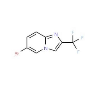 6-Bromo-2-(trifluoromethyl)imidazo[1,2-a]pyridine (CAS 150780-40-8) - chemical structure image