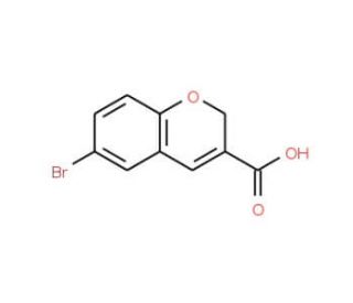 6-bromo-2H-chromene-3-carboxylic acid (CAS 380607-15-8) - chemical structure image