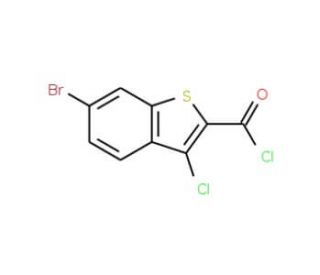 6-bromo-3-chloro-1-benzothiophene-2-carbonyl chloride - chemical structure image