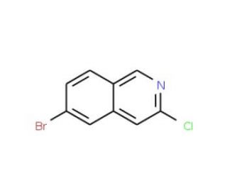 6-Bromo-3-chloroisoquinoline (CAS 552331-06-3) - chemical structure image