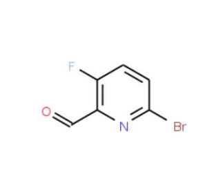 6-Bromo-3-fluoro-2-formylpyridine (CAS 885267-36-7) - chemical structure image