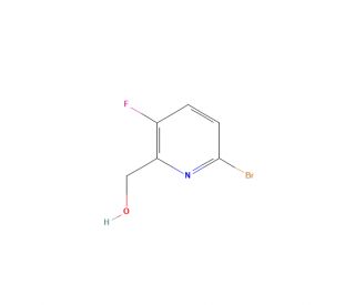 (6-Bromo-3-fluoropyridin-2-yl)methanol (CAS 918793-01-8) - chemical structure image