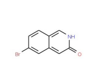 6-Bromo-3-hydroxyisoquinoline (CAS 1031927-91-9) - chemical structure image