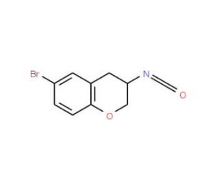 6-Bromo-3-isocyanatochromane - chemical structure image