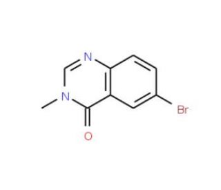 6-Bromo-3-methylquinazolin-4(3H)-one (CAS 57573-59-8) - chemical structure image