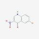6-Bromo-3-nitro-4-quinolinol (CAS 853908-50-6) - chemical structure image