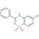 6-bromo-3-phenyl-4H-1λ{6},2,4-benzothiadiazine-1,1-dione - chemical structure image