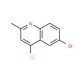 6-Bromo-4-chloro-2-methylquinoline (CAS 53364-85-5) - chemical structure image