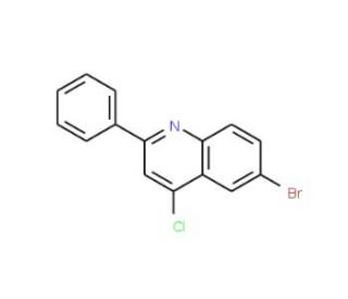 6-Bromo-4-chloro-2-phenylquinoline (CAS 860195-69-3) - chemical structure image