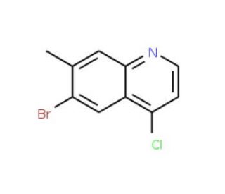 6-Bromo-4-chloro-7-methylquinoline (CAS 1189106-57-7) - chemical structure image