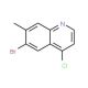 6-Bromo-4-chloro-7-methylquinoline (CAS 1189106-57-7) - chemical structure image