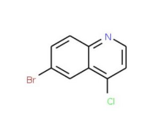 6-Bromo-4-chloroquinoline (CAS 65340-70-7) - chemical structure image