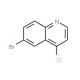 6-Bromo-4-chloroquinoline (CAS 65340-70-7) - chemical structure image