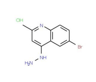 6-Bromo-4-hydrazino-2-methylquinoline hydrochloride (CAS 1172542-39-0) - chemical structure image