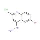 6-Bromo-4-hydrazino-2-methylquinoline hydrochloride (CAS 1172542-39-0) - chemical structure image