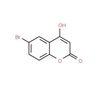 6-Bromo-4-hydroxycoumarin (CAS 4139-61-1) - chemical structure image