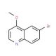 6-Bromo-4-methoxyquinoline (CAS 874792-20-8) - chemical structure image
