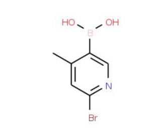 6-Bromo-4-methylpyridine-3-boronic acid (CAS 1072945-75-5) - chemical structure image