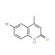 6-Bromo-4-methylquinolin-2-ol (CAS 89446-19-5) - chemical structure image