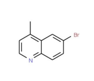 6-Bromo-4-methylquinoline (CAS 41037-28-9) - chemical structure image