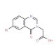 (6-bromo-4-oxoquinazolin-3(4H)-yl)acetic acid - chemical structure image