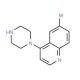 6-Bromo-4-(piperazin-1-yl)quinoline (CAS 474707-24-9) - chemical structure image