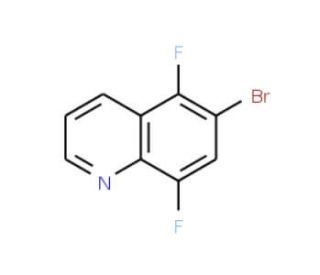 6-Bromo-5,8-difluoroquinoline (CAS 1133115-72-6) - chemical structure image