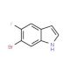 6-Bromo-5-fluoroindole (CAS 259860-08-7) - chemical structure image