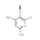 6-Bromo-5-isocyano-pyridine-2,4-diamine - chemical structure image