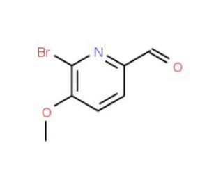 6-Bromo-5-methoxy-2-pyridinecarbaldehyde - chemical structure image