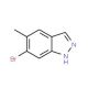 6-Bromo-5-methyl-1H-indazole (CAS 1000343-69-0) - chemical structure image
