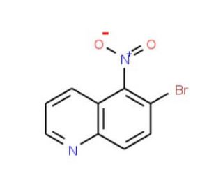 6-Bromo-5-nitroquinoline (CAS 98203-04-4) - chemical structure image