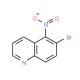 6-Bromo-5-nitroquinoline (CAS 98203-04-4) - chemical structure image