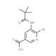 6-Bromo-5-pivalamidonicotinic acid - chemical structure image