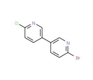 6-Bromo-6&prime;-chloro-3,3&prime;-bipyridine (CAS 942206-04-4) - chemical structure image