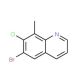 6-Bromo-7-chloro-8-methylquinoline (CAS 1033202-16-2) - chemical structure image