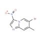 6-Bromo-7-methyl-3-nitroimidazo[1,2-a]pyridine (CAS 1072944-64-9) - chemical structure image