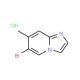 6-Bromo-7-methylimidazo[1,2-a]pyridine, HCl (CAS 957035-22-2) - chemical structure image