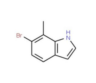 6-Bromo-7-methylindole (CAS 1000343-89-4) - chemical structure image