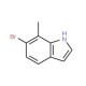 6-Bromo-7-methylindole (CAS 1000343-89-4) - chemical structure image