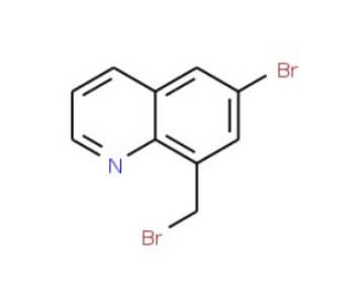 6-bromo-8-(bromomethyl)quinoline - chemical structure image