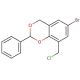 6-Bromo-8-chloromethyl-2-phenyl-4H-benzo[1,3]dioxine - chemical structure image