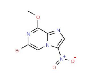 6-Bromo-8-methoxy-3-nitroimidazo[1,2-a]pyrazine (CAS 193614-80-1) - chemical structure image