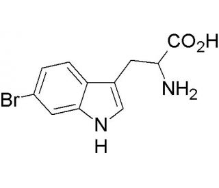 6-Bromo-DL-tryptophan (CAS 33599-61-0) - chemical structure image
