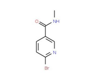 6-Bromo-N-methylnicotinamide (CAS 869640-48-2) - chemical structure image