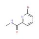 6-Bromo-N-methylpicolinamide (CAS 337535-94-1) - chemical structure image